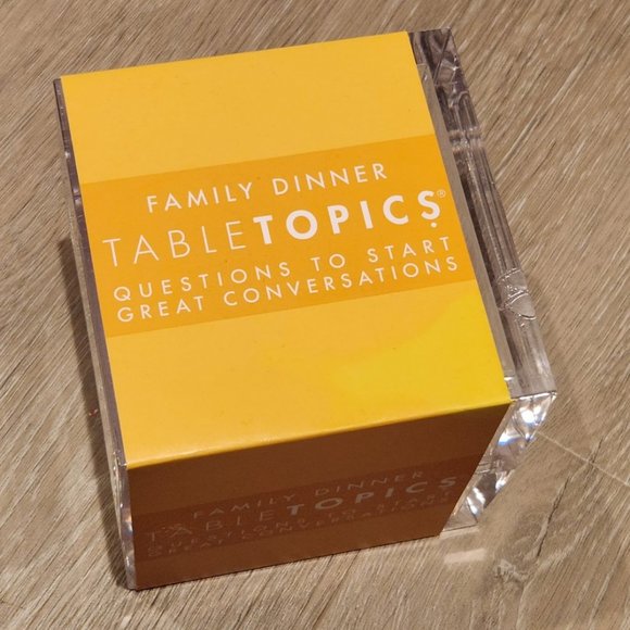 TableTopics Family Dinner -135 Conversation Cards (for all ages) - Picture 2 of 6